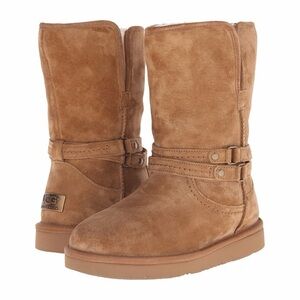 Ugg Palisade Tan Suede Winter Boots 8